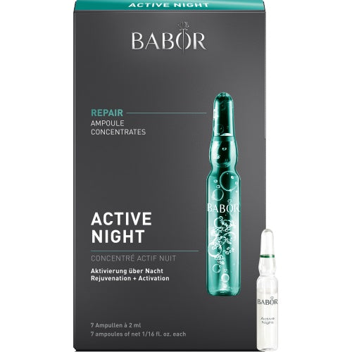 Babor - AMPOULE CONCENTRATES - REPAIR - Active Night - Contents: 7 x 2 ml (14 ml) - Affinity Skin Care